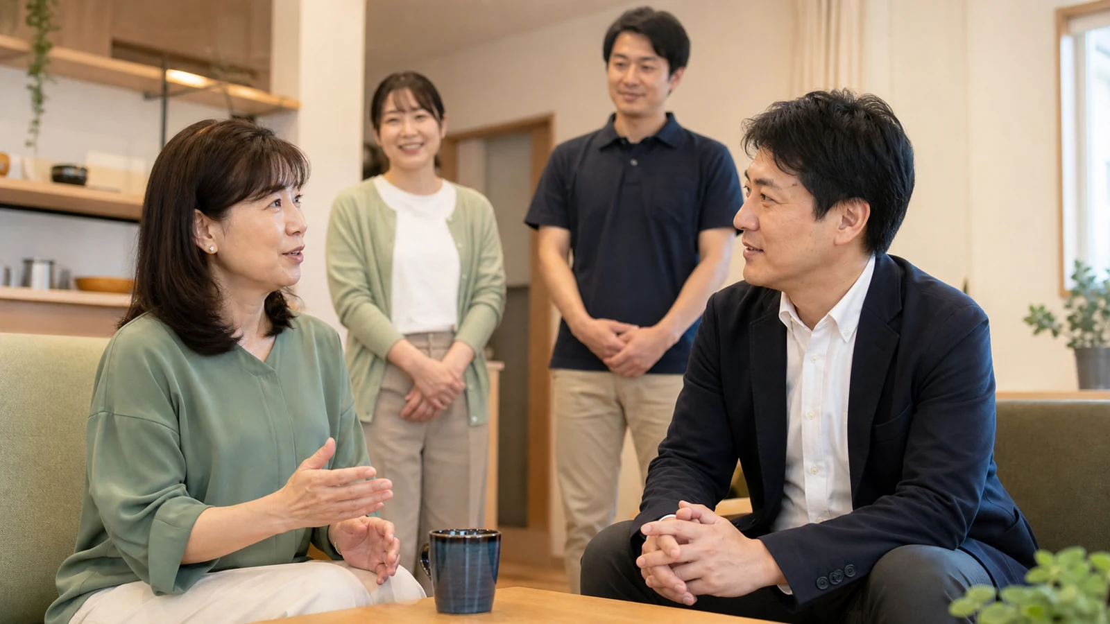 障害者グループホームM&Aの資本業務提携を話し合う運営責任者